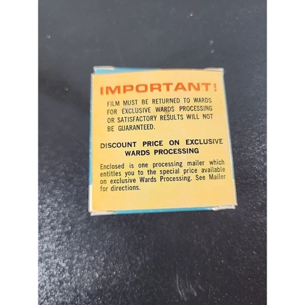 Montgomery Wards Color Movie Film Double 8mm‎ Film Magazine – Sealed – Exp 1968